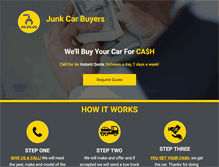Tablet Screenshot of junk-car-buyers.com